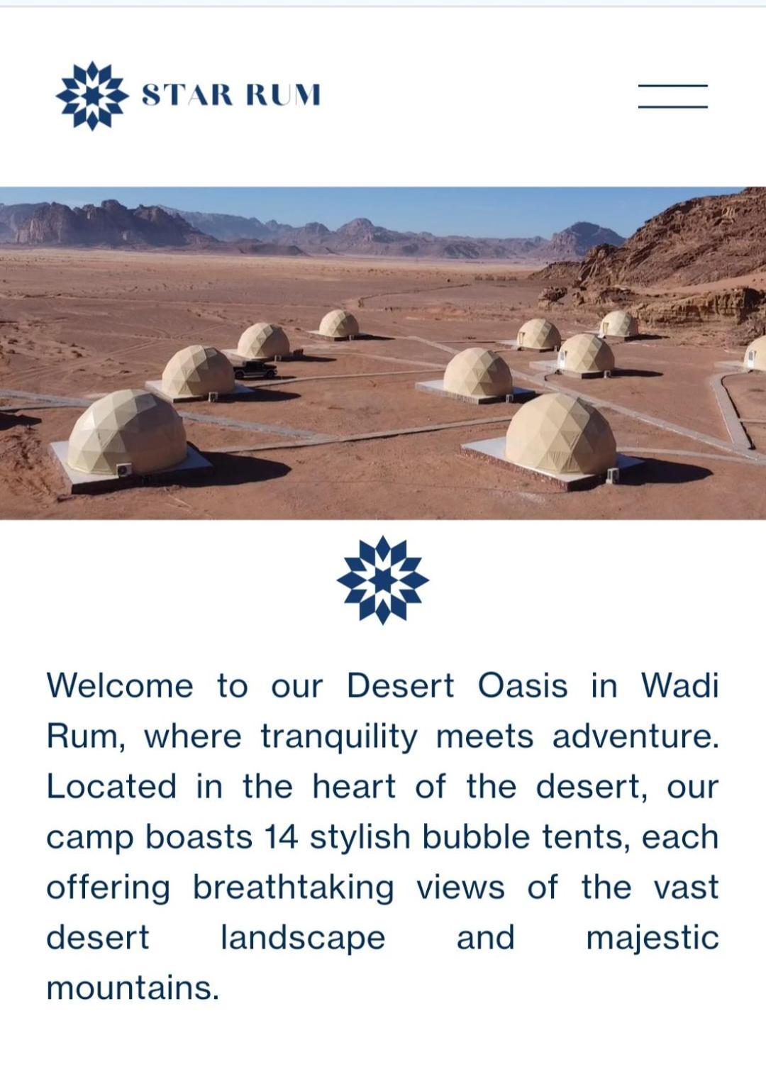 Star Rum Wadi Rum Extérieur photo